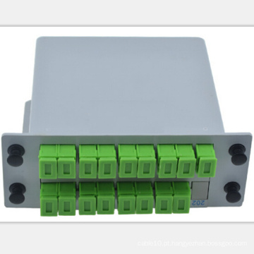 1X16 FTTH Caixa Fibra Óptica PLC Splitter